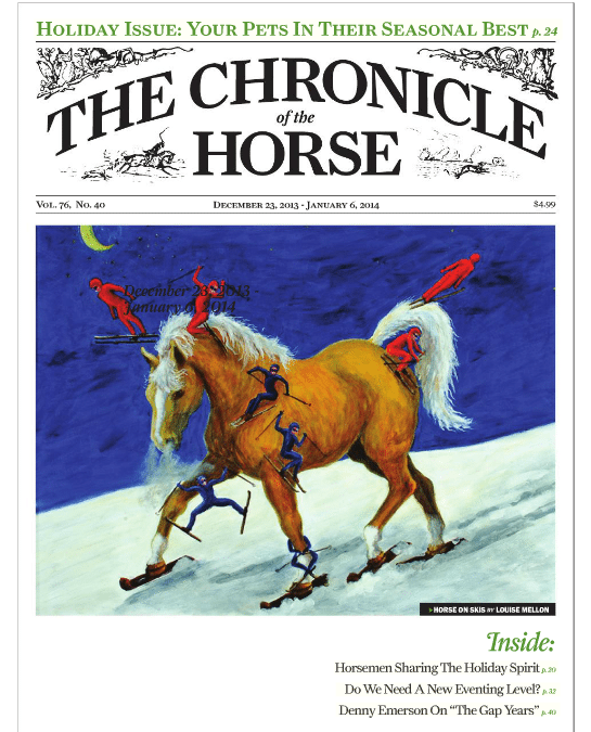 Book review for Inside Your Ride, published in Chronicle of the Horse, December 2013
